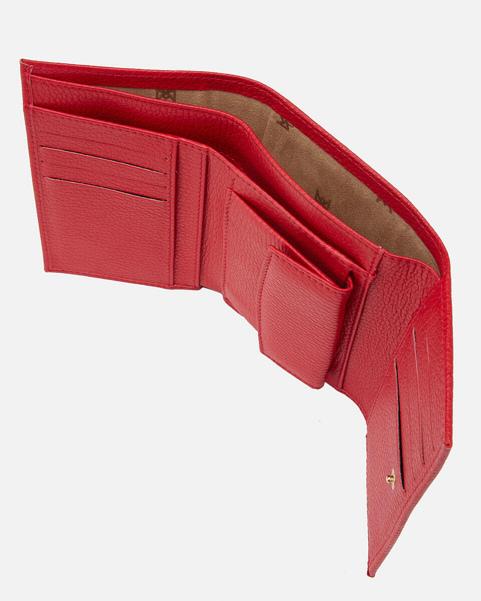 Continental wallet Red  - Women's Wallets - Women's Wallets - Wallets - Cuoieria Fiorentina