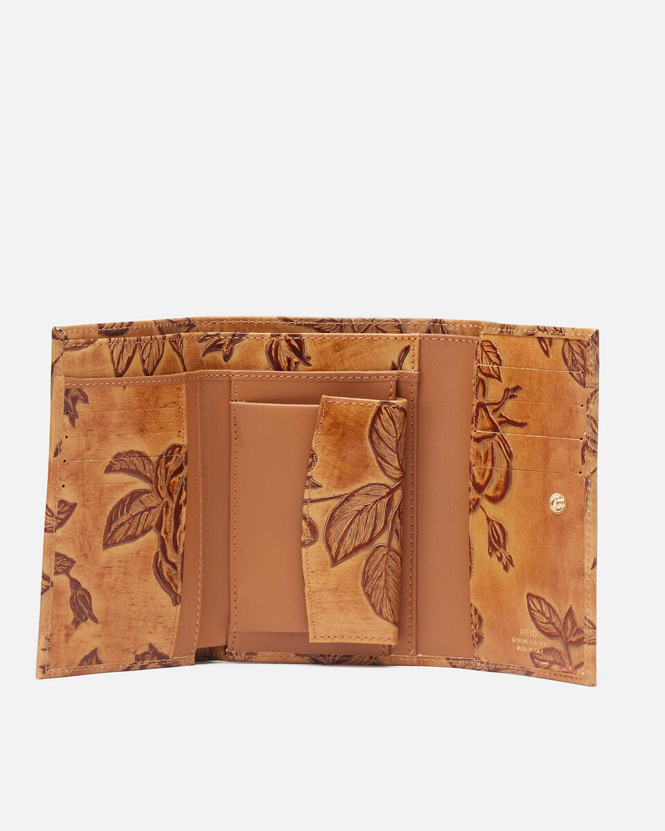 Continental wallet Beige  - Women's Wallets - Women's Wallets - Wallets - Cuoieria Fiorentina