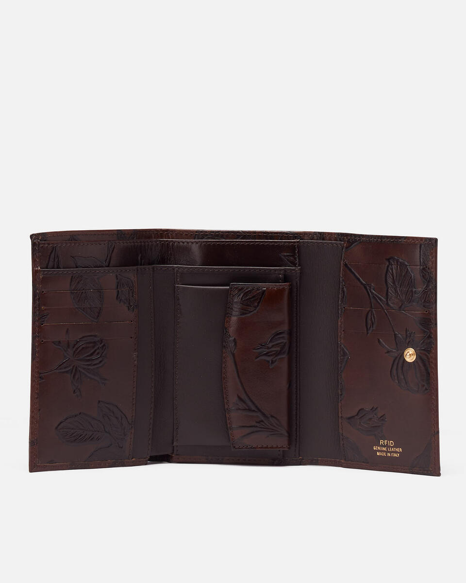 Continental wallet Mahogany  - Women's Wallets - Women's Wallets - Wallets - Cuoieria Fiorentina