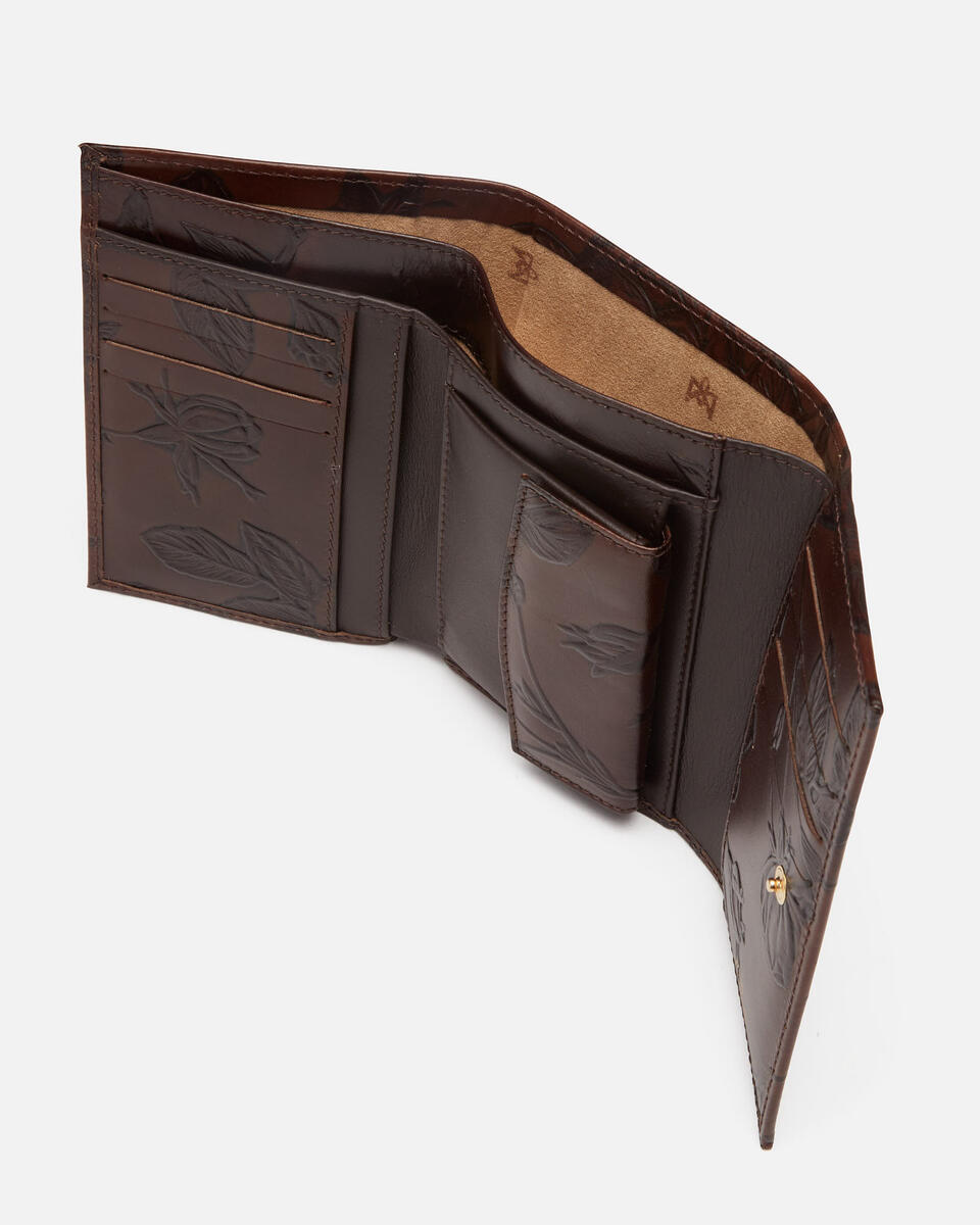 Continental wallet Mahogany  - Women's Wallets - Women's Wallets - Wallets - Cuoieria Fiorentina