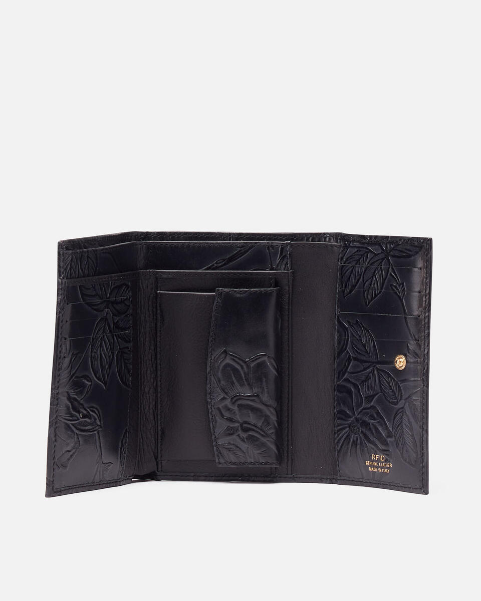 Continental wallet Black  - Women's Wallets - Women's Wallets - Wallets - Cuoieria Fiorentina