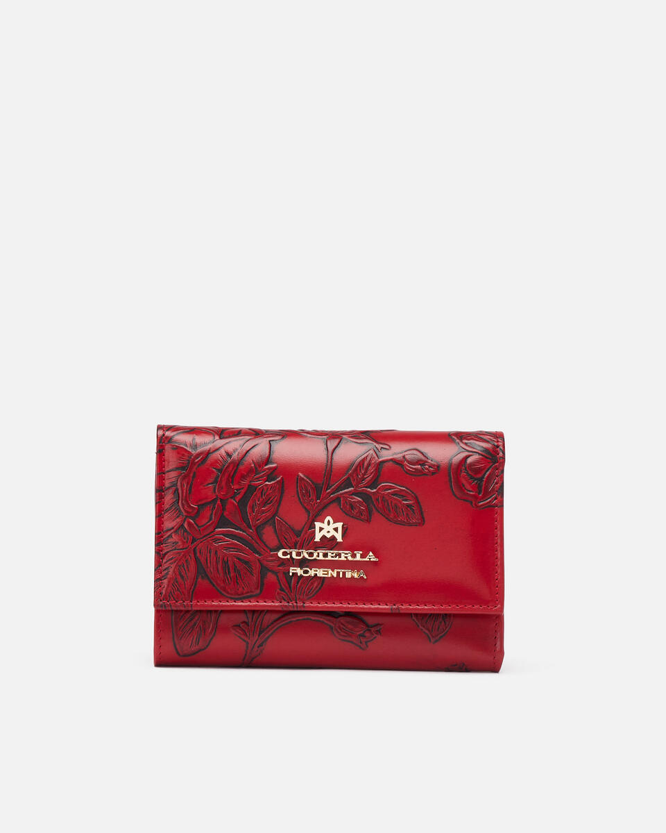 Continental wallet Red  - Women's Wallets - Women's Wallets - Wallets - Cuoieria Fiorentina
