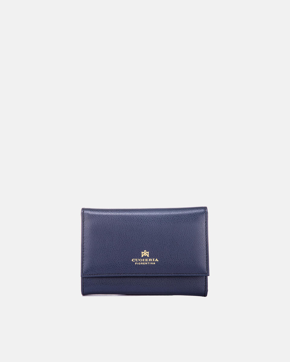 Bella portafoglio bifold Navy  - Portafogli Donna - Portafogli Donna - Portafogli - Cuoieria Fiorentina