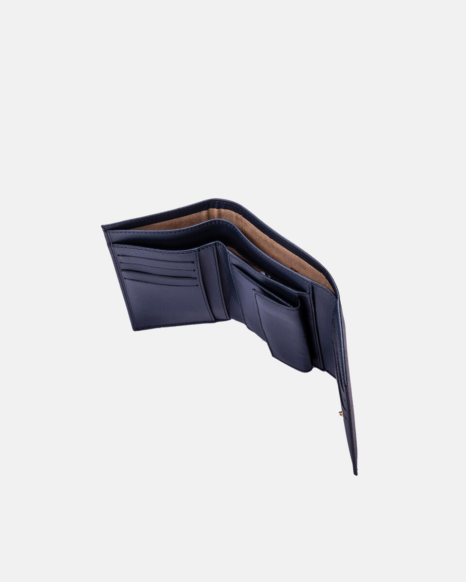 Bella portafoglio bifold Navy  - Portafogli Donna - Portafogli Donna - Portafogli - Cuoieria Fiorentina