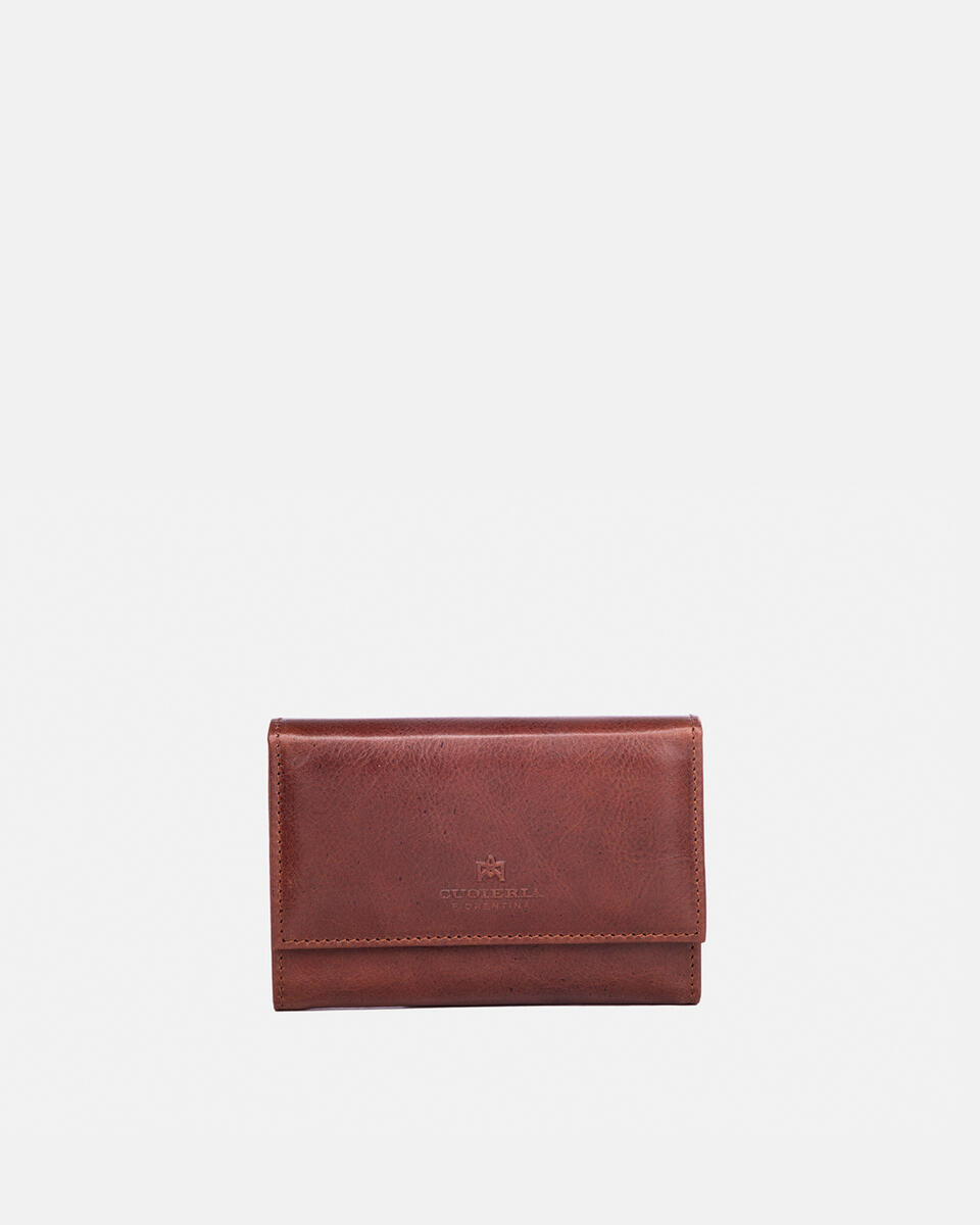 Continental wallet Brown  - Women's Wallets - Women's Wallets - Wallets - Cuoieria Fiorentina