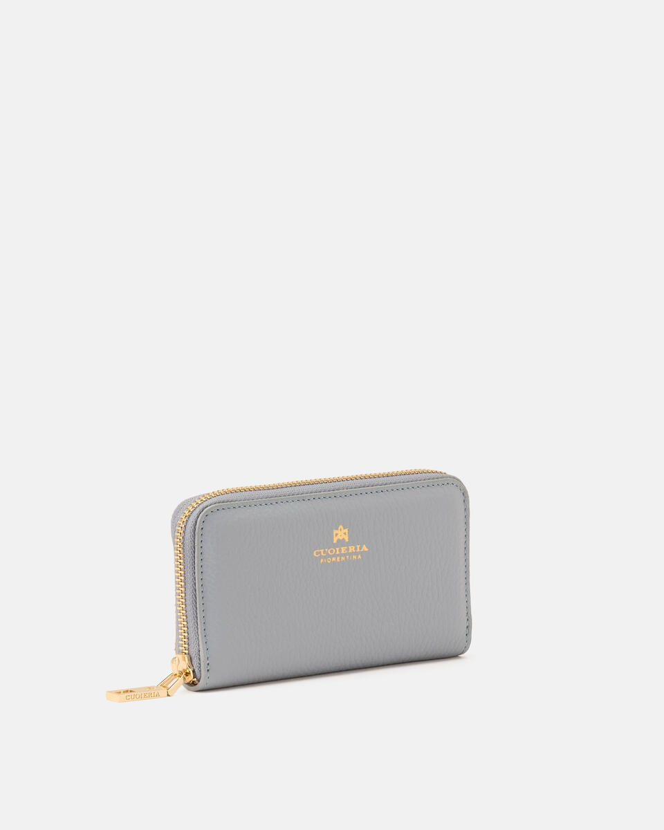 MINI ZIP AROUND WALLET Cloud  - Women's Wallets - Wallets - Cuoieria Fiorentina