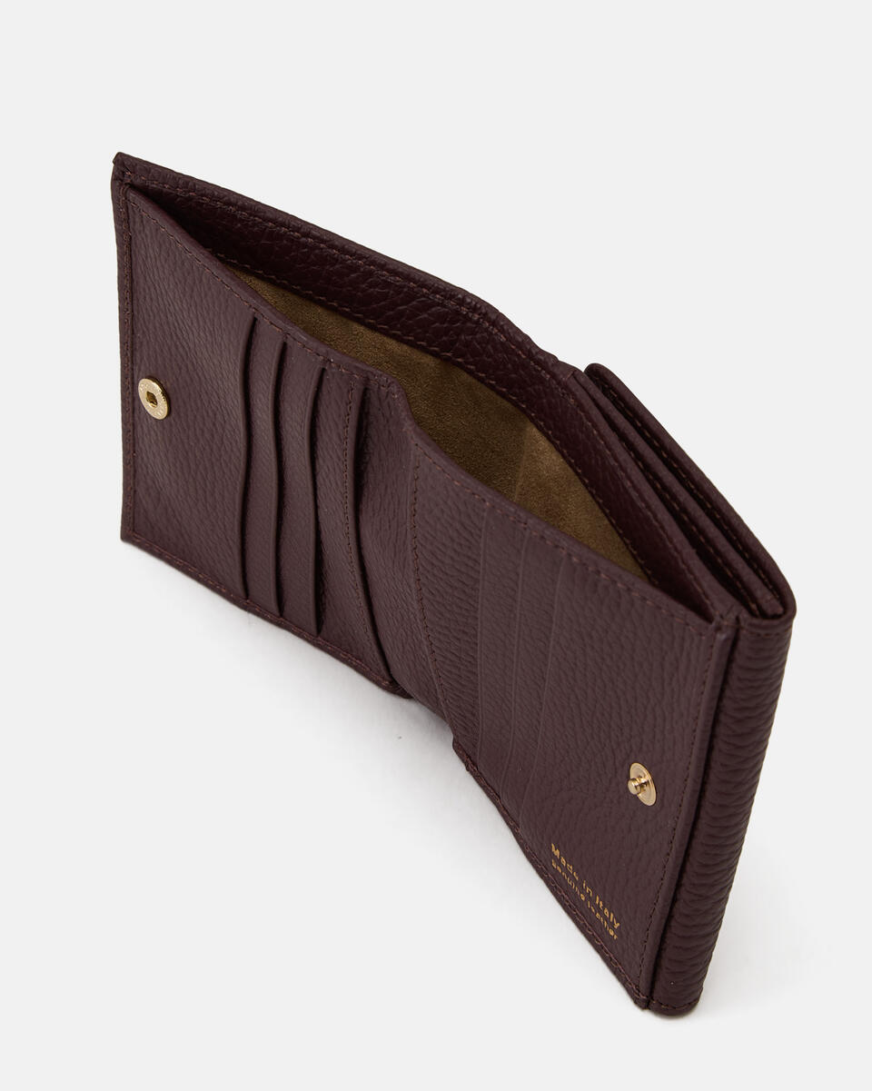 MINI WALLET Coffee  - Women's Wallets - Women's Wallets - Wallets - Cuoieria Fiorentina