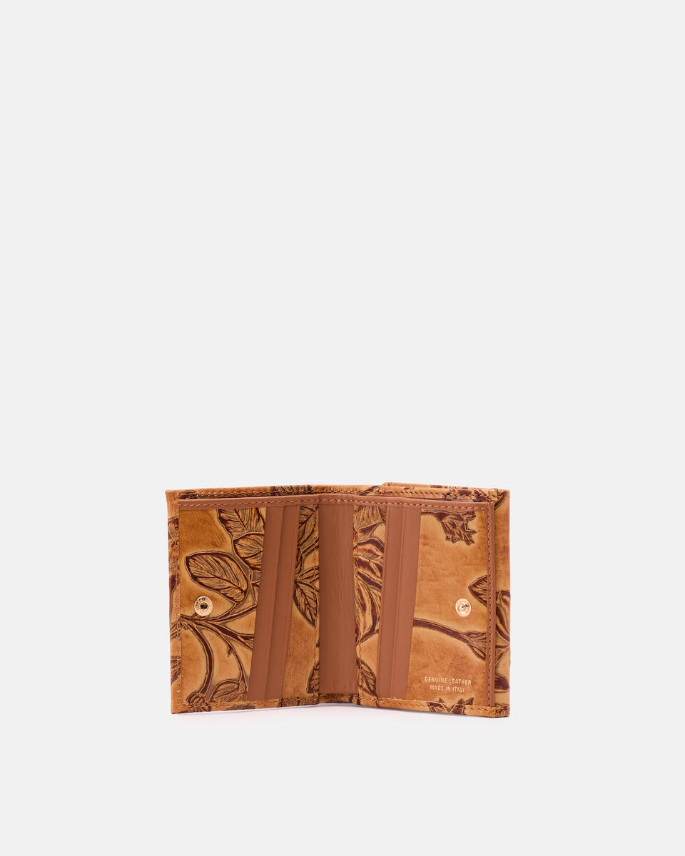 Small flap wallet mimì Beige  - Portafogli Donna - Portafogli Donna - Portafogli - Cuoieria Fiorentina