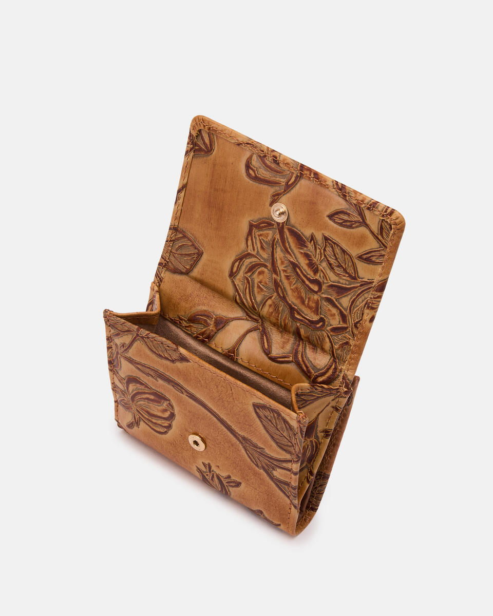 Small flap wallet mimì Beige  - Portafogli Donna - Portafogli Donna - Portafogli - Cuoieria Fiorentina