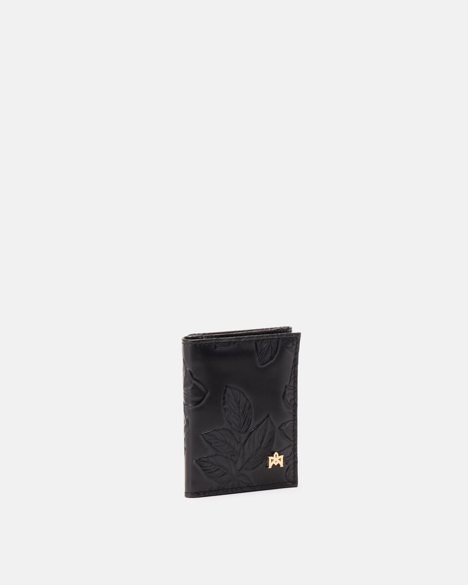 Small flap wallet mimì Nero  - Portafogli Donna - Portafogli Donna - Portafogli - Cuoieria Fiorentina