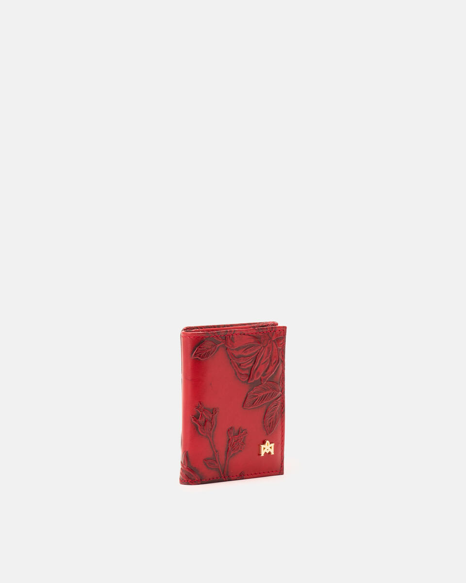Small flap wallet mimì Rosso  - Portafogli Donna - Portafogli Donna - Portafogli - Cuoieria Fiorentina