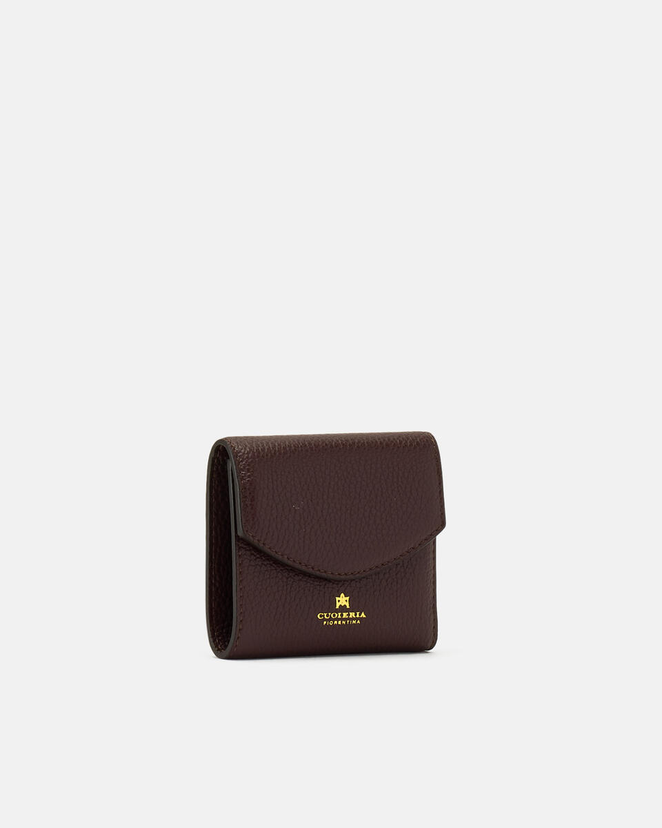 Portafoglio bifold con portamonete Coffee  - Women's Wallets - Women's Wallets - Wallets - Cuoieria Fiorentina