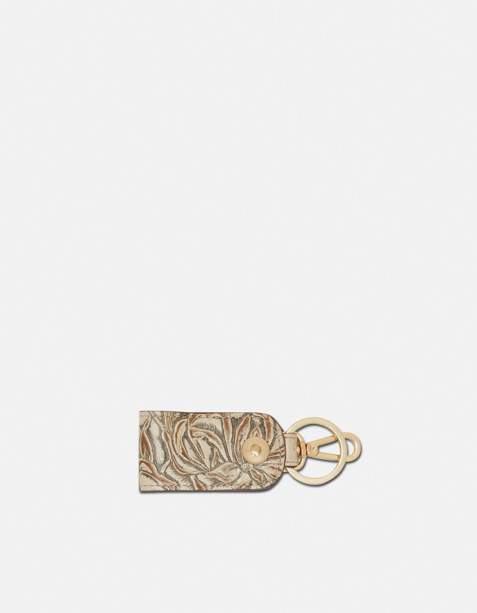 Keyring Taupe  - Key Holders - Women's Accessories - Accessories - Cuoieria Fiorentina
