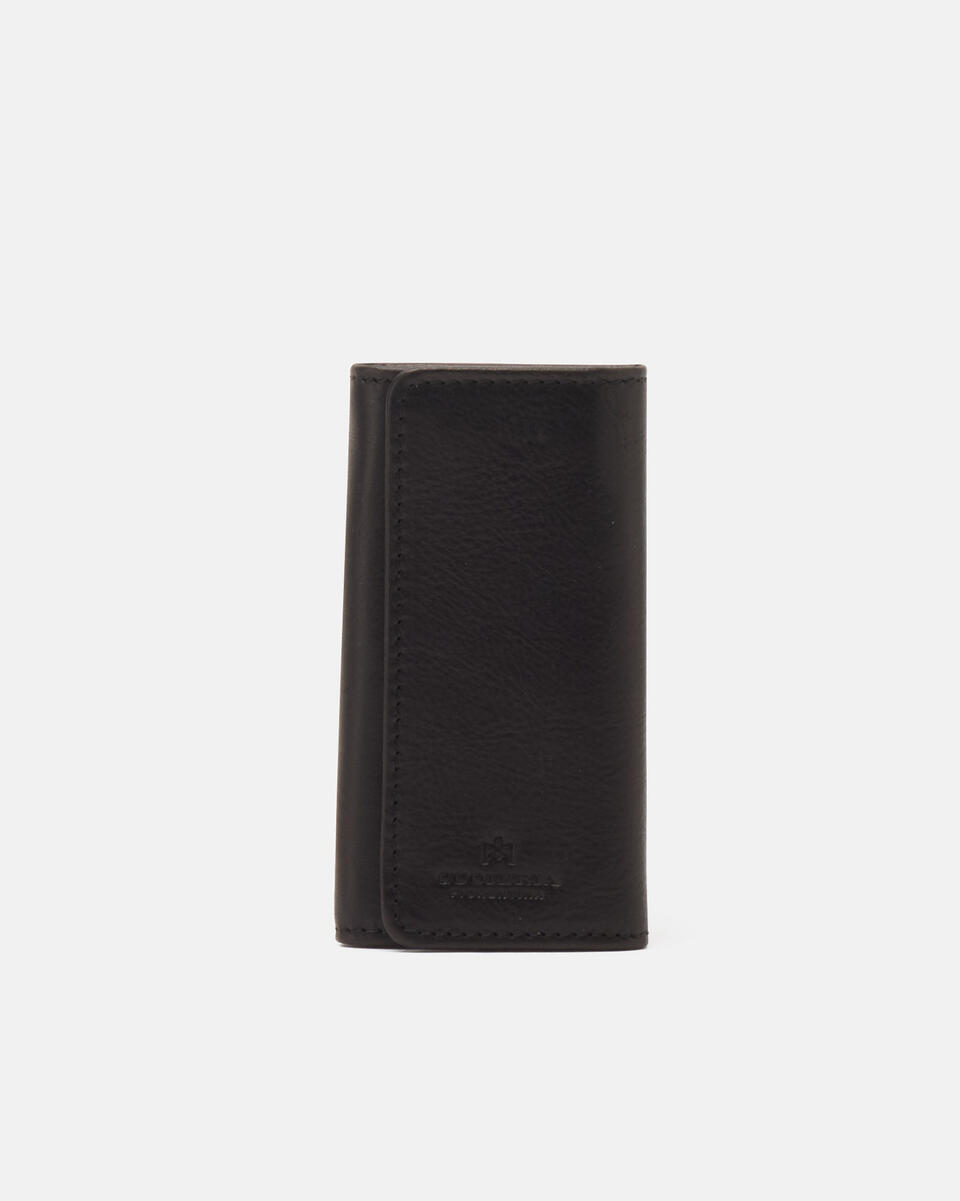 KEY CASE Black  - Key Holders - Men's Accessories - Accessories - Cuoieria Fiorentina