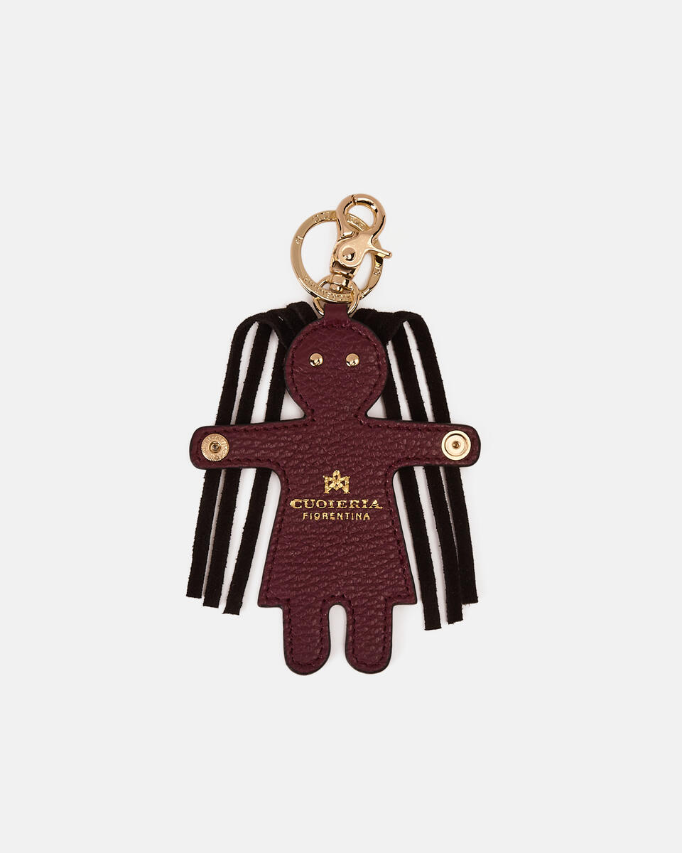 CHARM Bordeaux  - Key Holders - Women's Accessories - Accessories - Cuoieria Fiorentina
