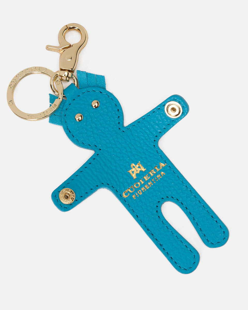 KeyringCharm He Turchese  - Portachiavi Donna - Accessori Donna - Accessori - Cuoieria Fiorentina