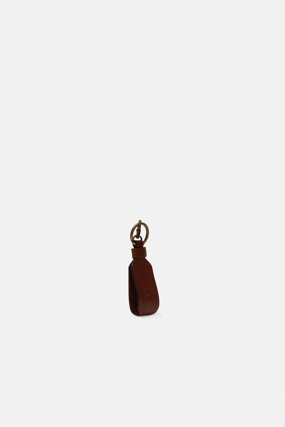 KEYRING Brown  - Key Holders - Men's Accessories - Accessories - Cuoieria Fiorentina