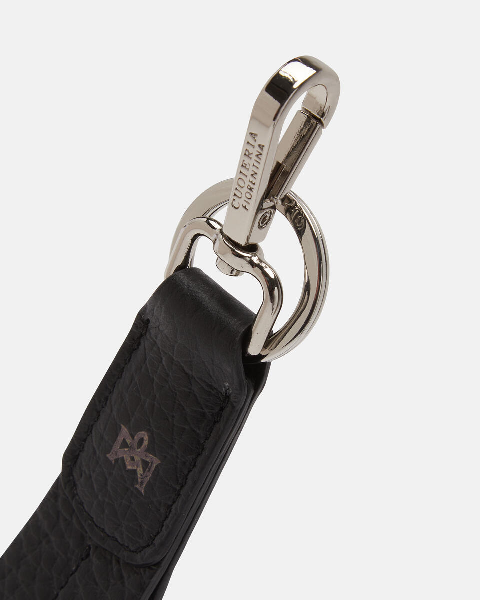 Keyring Black  - Key Holders - Men's Accessories - Accessories - Cuoieria Fiorentina