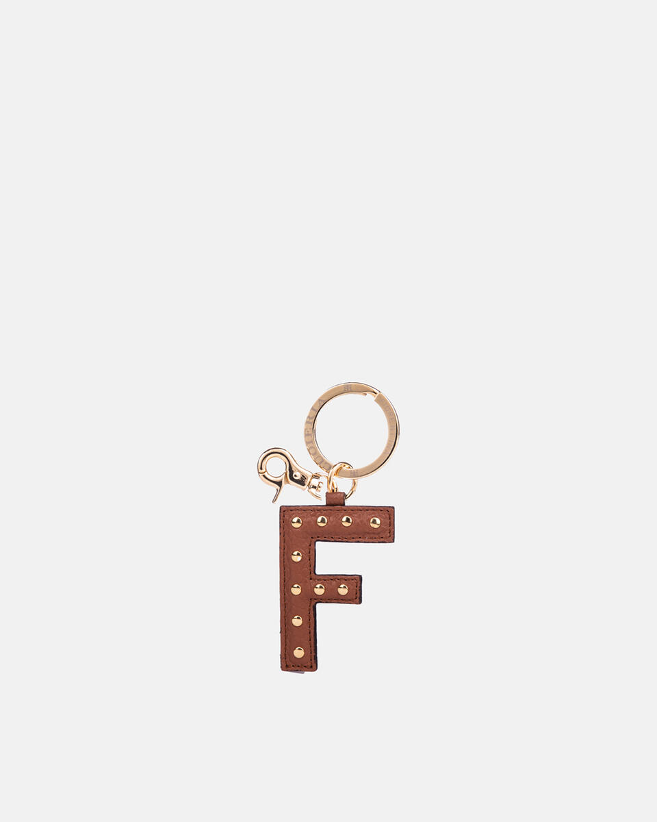 KEYRING Caramel  - Key Holders - Women's Accessories - Accessories - Cuoieria Fiorentina