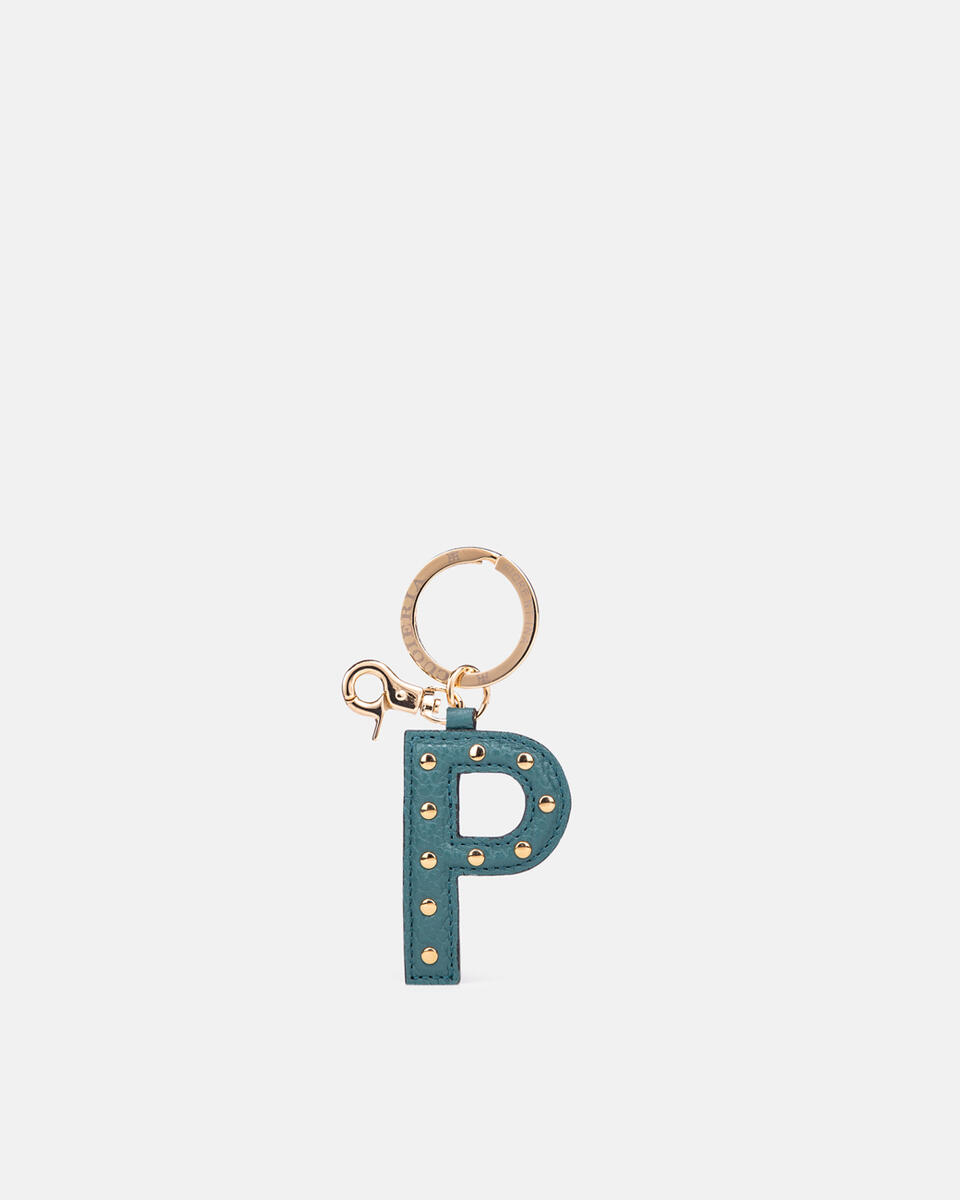 Portachiavi lettera P Tonic  - Portachiavi Donna - Accessori Donna - Accessori - Cuoieria Fiorentina
