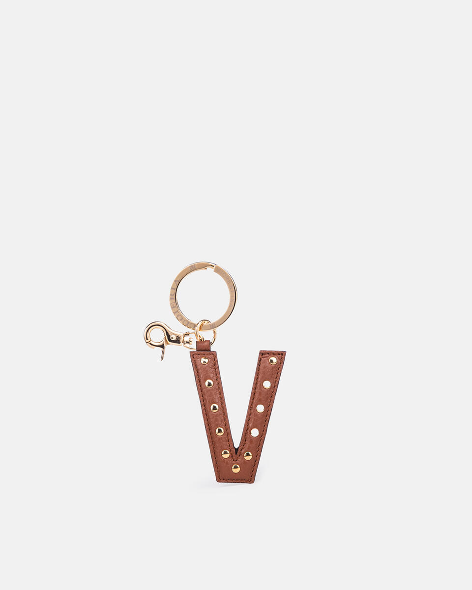 Keyring Caramel  - Key Holders - Women's Accessories - Accessories - Cuoieria Fiorentina