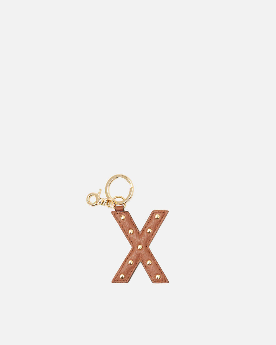 KEYRING Caramel  - Key Holders - Women's Accessories - Accessories - Cuoieria Fiorentina