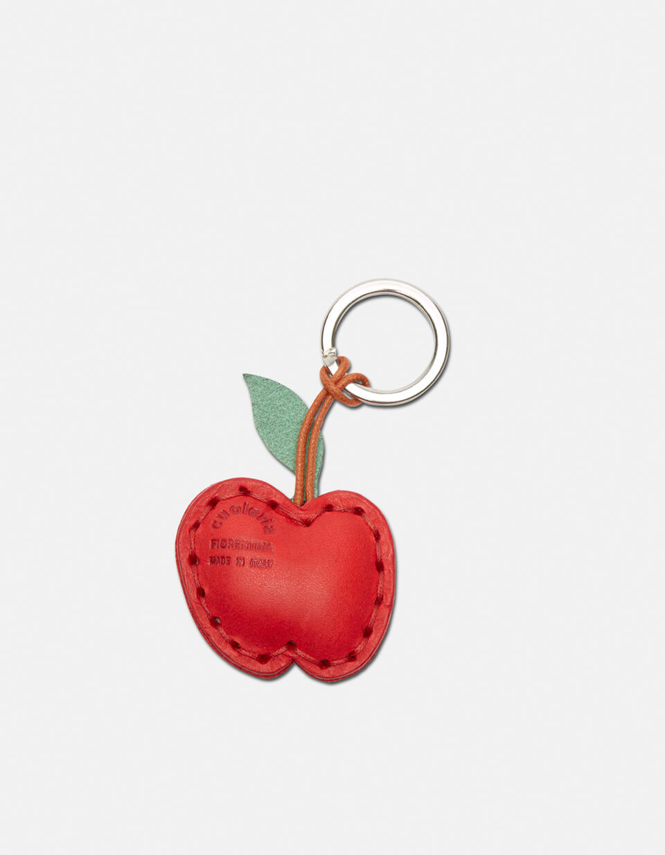 KEYRING Red  - Key Holders - Women's Accessories - Accessories - Cuoieria Fiorentina