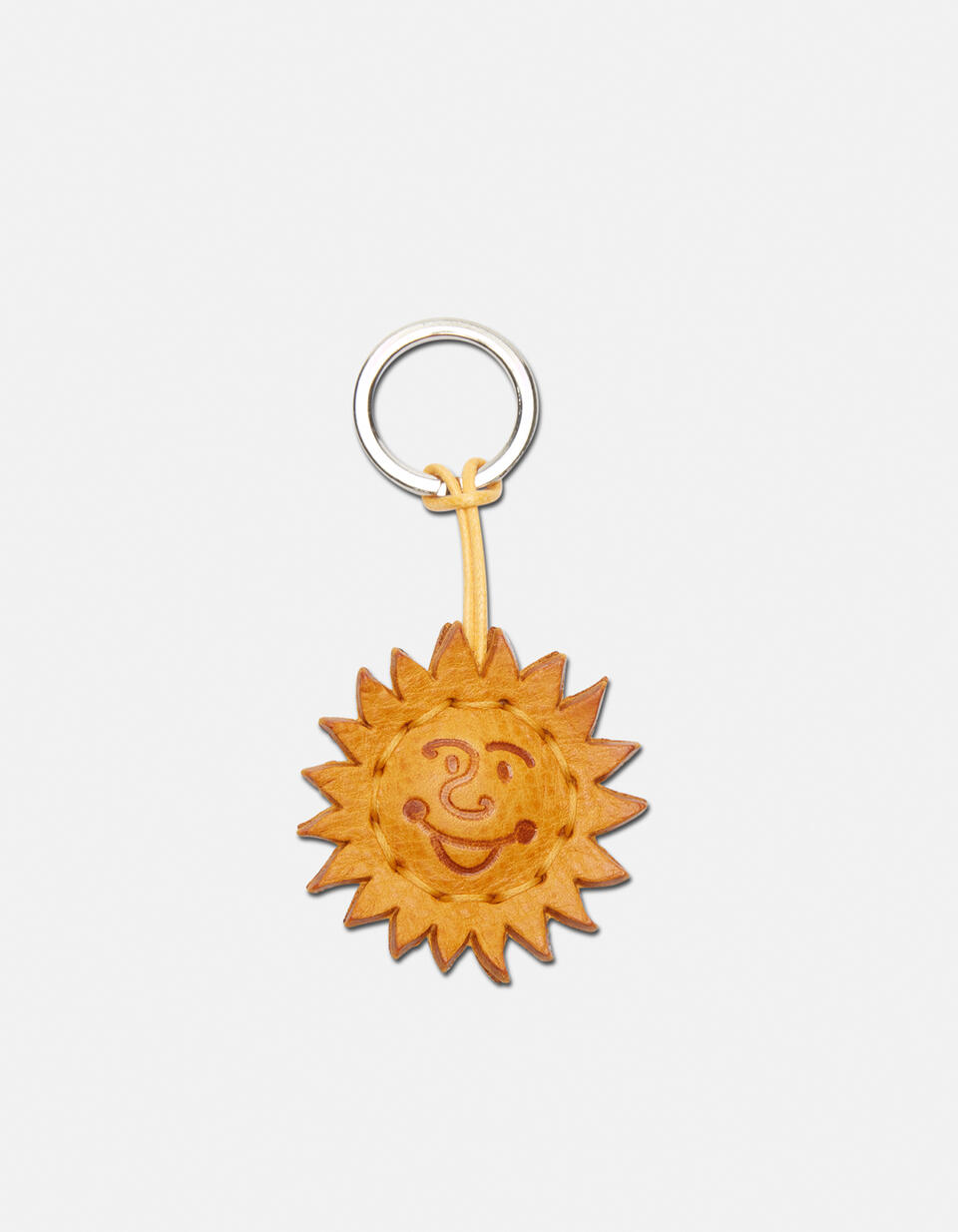 KEYRING Yellow  - Key Holders - Women's Accessories - Accessories - Cuoieria Fiorentina