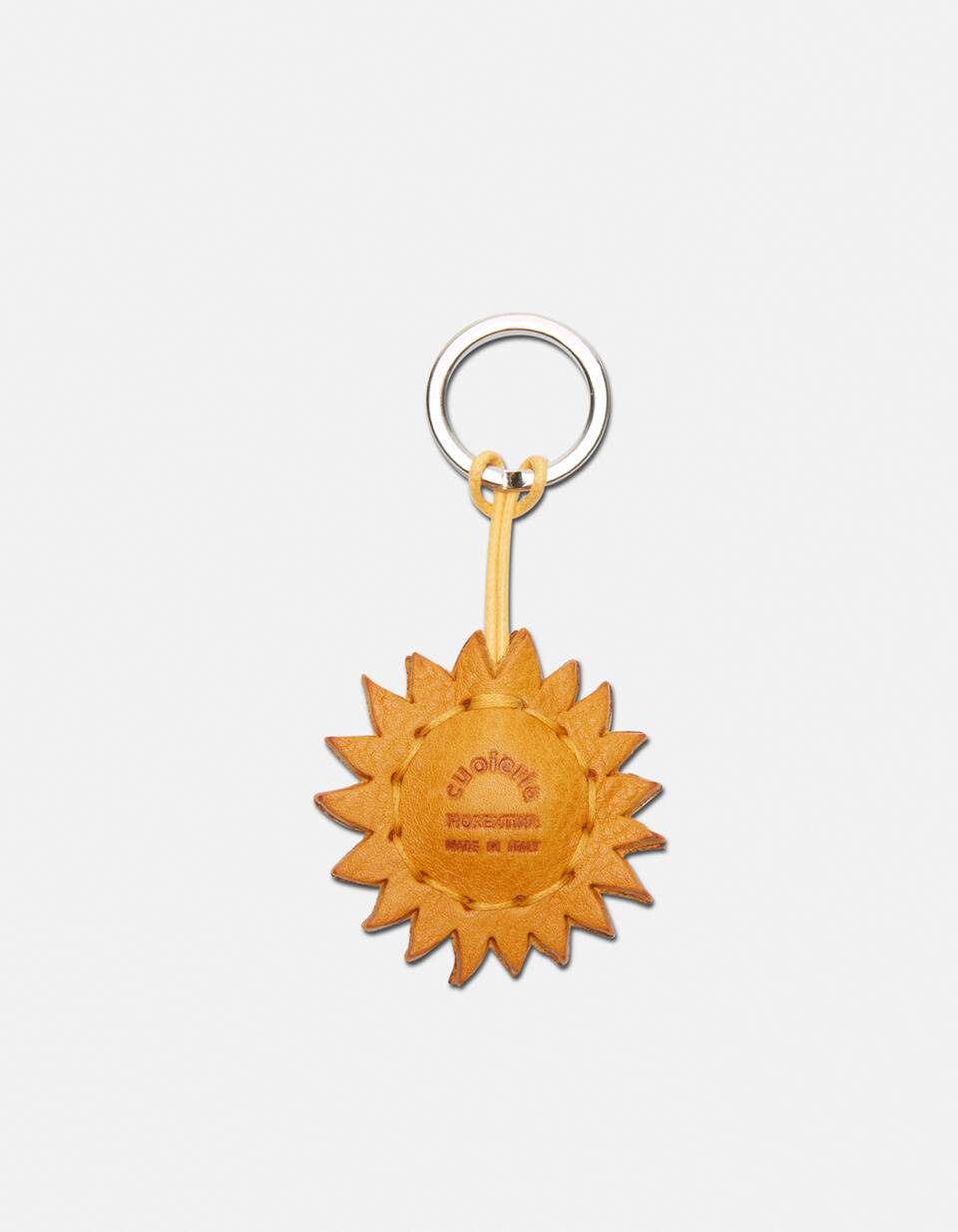 KEYRING Yellow  - Key Holders - Women's Accessories - Accessories - Cuoieria Fiorentina