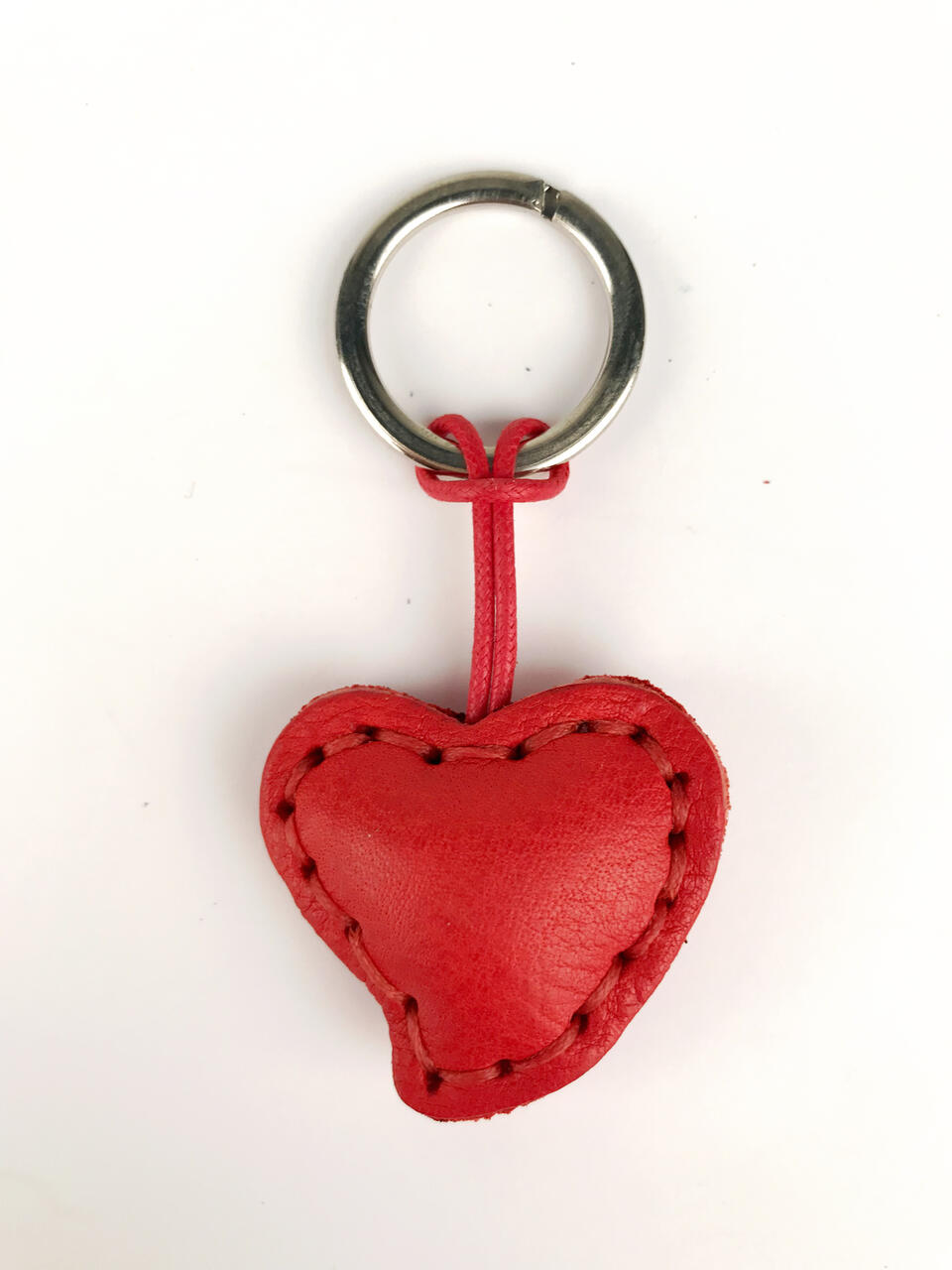 Heart Leather keychain - Key holders - Women's Accessories | Accessories ROSSO - Key holders - Women's Accessories | AccessoriesCuoieria Fiorentina