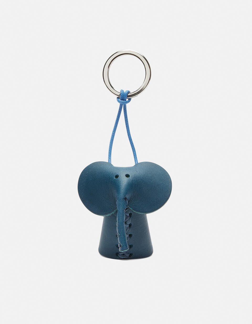 KEYRING Blue  - Key Holders - Women's Accessories - Accessories - Cuoieria Fiorentina