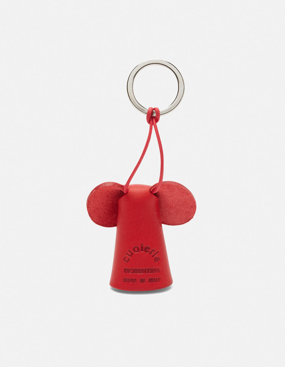 KEYRING Red  - Key Holders - Women's Accessories - Accessories - Cuoieria Fiorentina