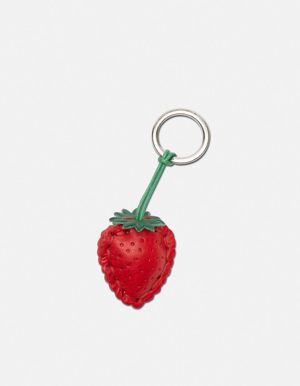 KEYRING Red  - Key Holders - Women's Accessories - Accessories - Cuoieria Fiorentina