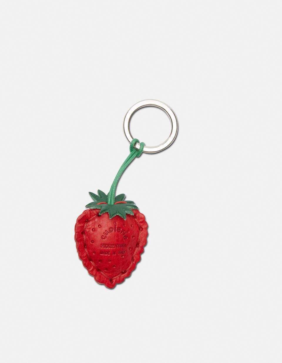 KEYRING Red  - Key Holders - Women's Accessories - Accessories - Cuoieria Fiorentina