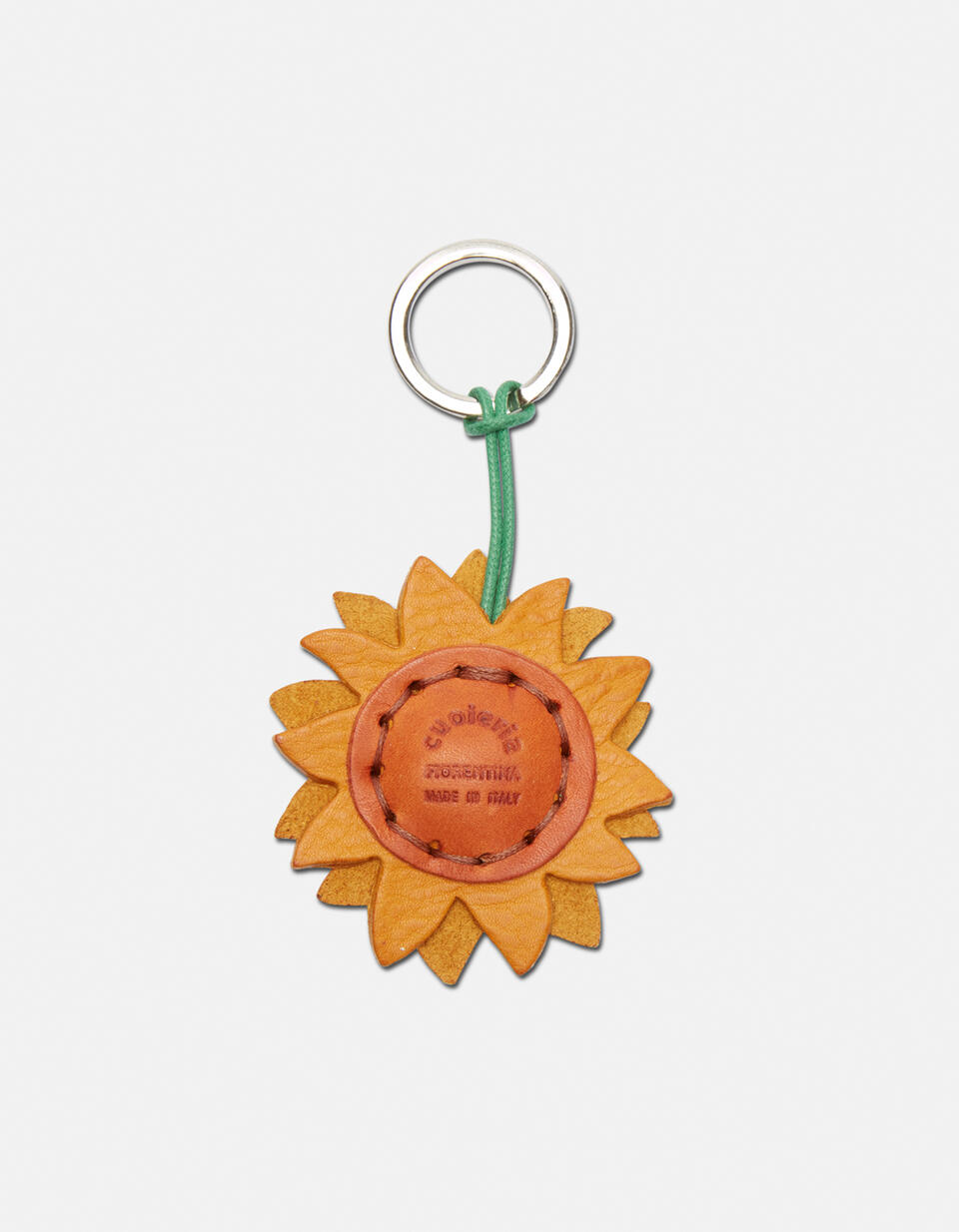 KEYRING Yellow  - Key Holders - Women's Accessories - Accessories - Cuoieria Fiorentina