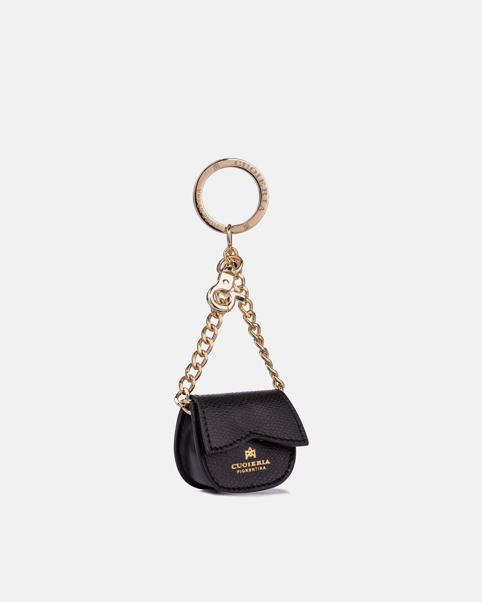 Keyring Black  - Key Holders - Women's Accessories - Accessories - Cuoieria Fiorentina