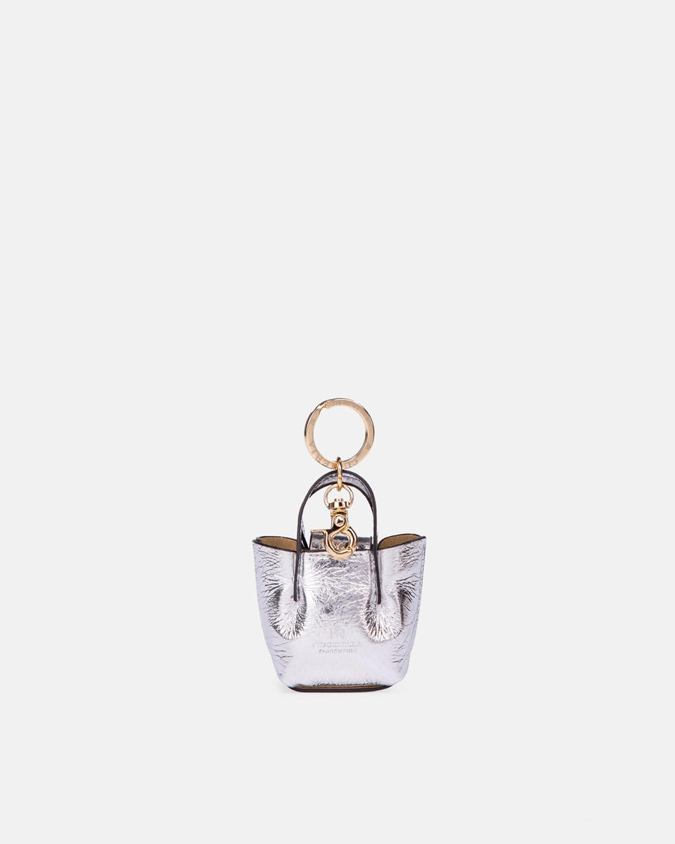 Keyring Silver  - Key Holders - Women's Accessories - Accessories - Cuoieria Fiorentina