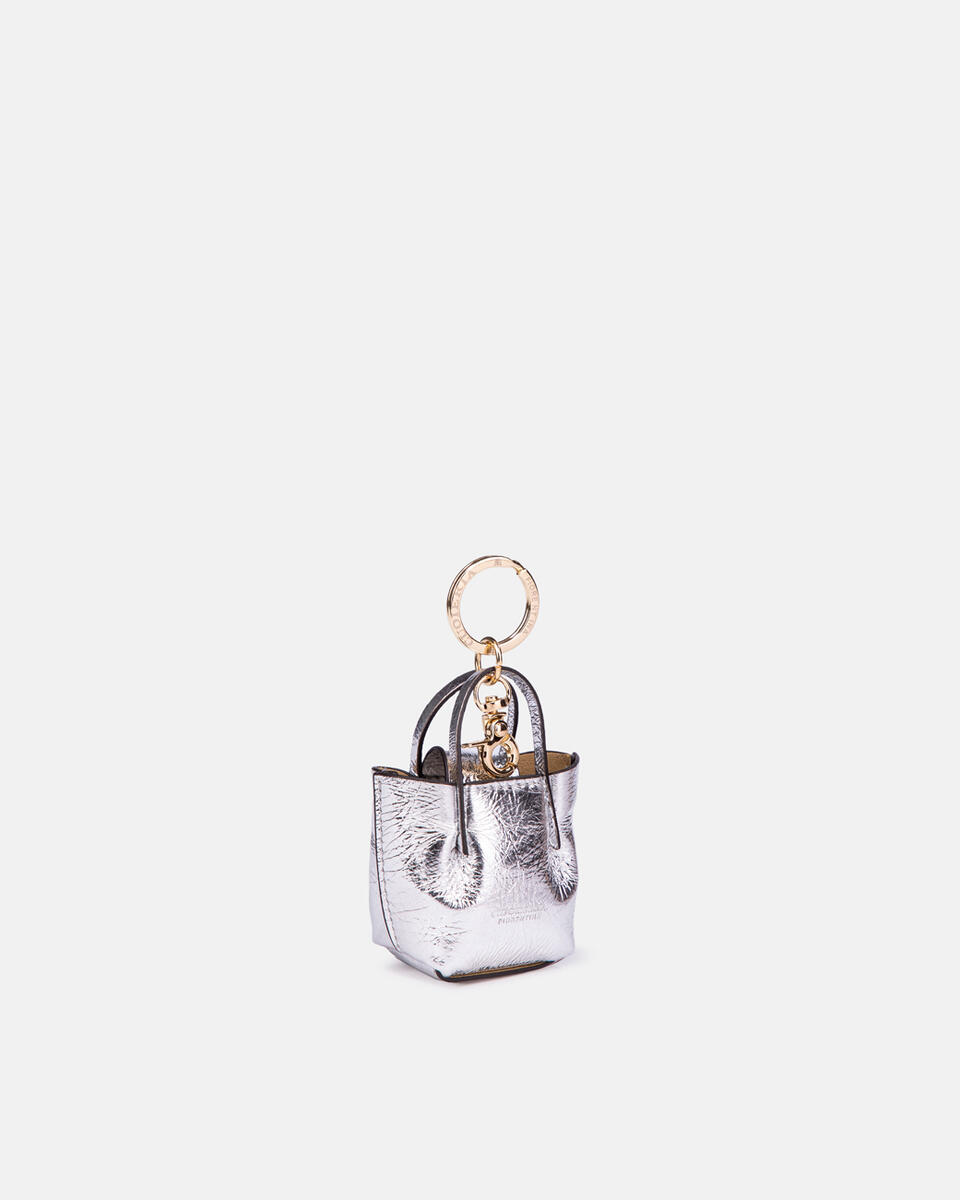 Keyring Silver  - Key Holders - Women's Accessories - Accessories - Cuoieria Fiorentina