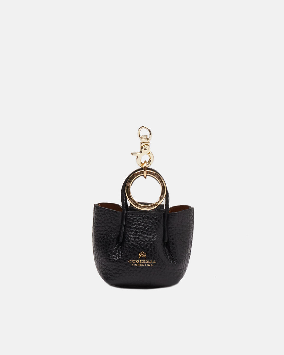 Keyring Black  - Key Holders - Women's Accessories - Accessories - Cuoieria Fiorentina