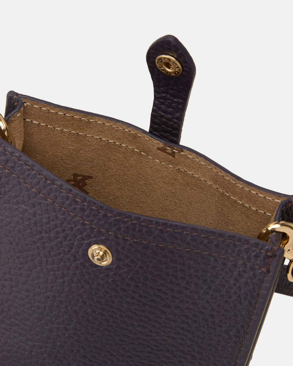 PHONE BAG Vampire purple  - Phone Bags - Women's Accessories - Accessories - Cuoieria Fiorentina