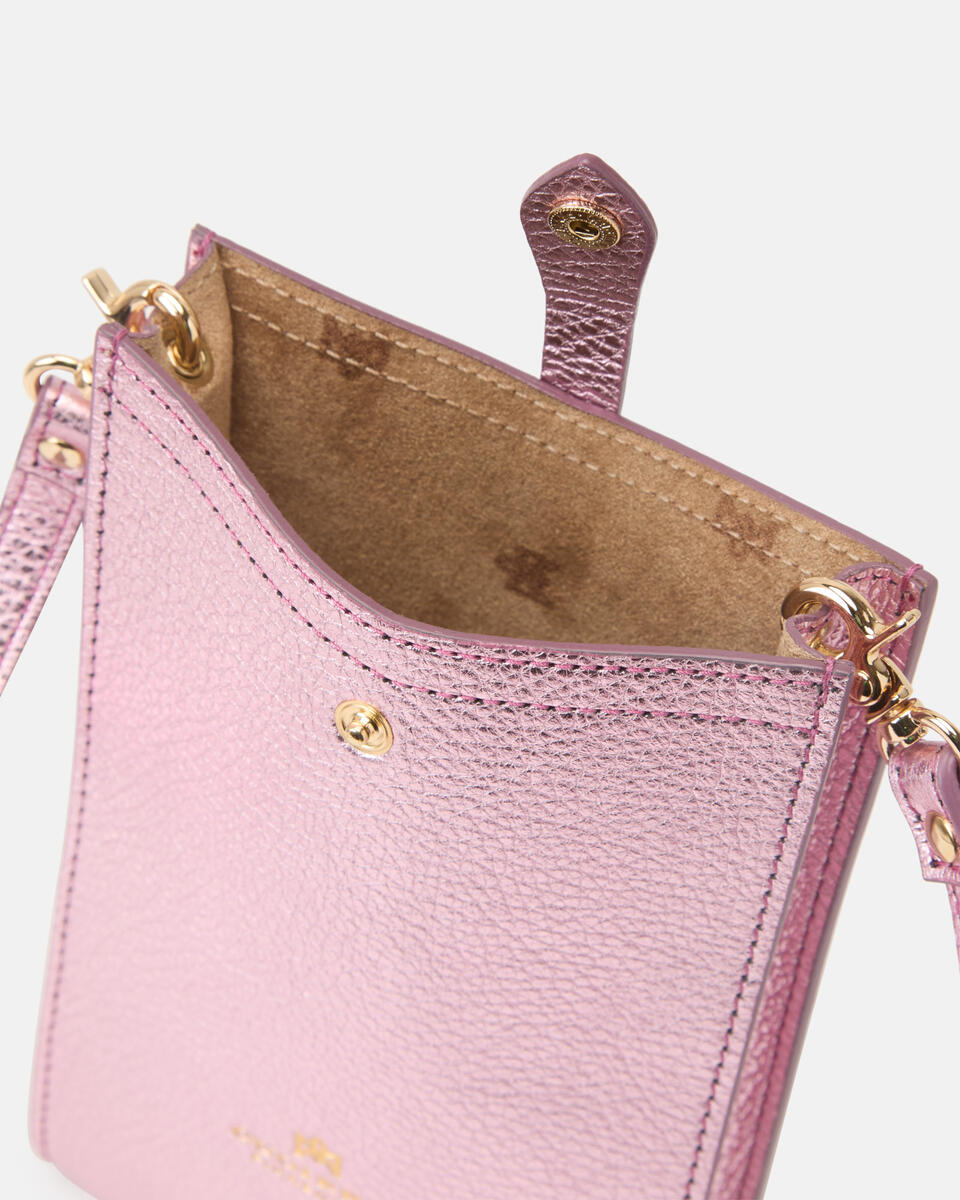 Velvet Phone case Metal Heather  - Porta Cellulare - Accessori Donna - Accessori - Cuoieria Fiorentina