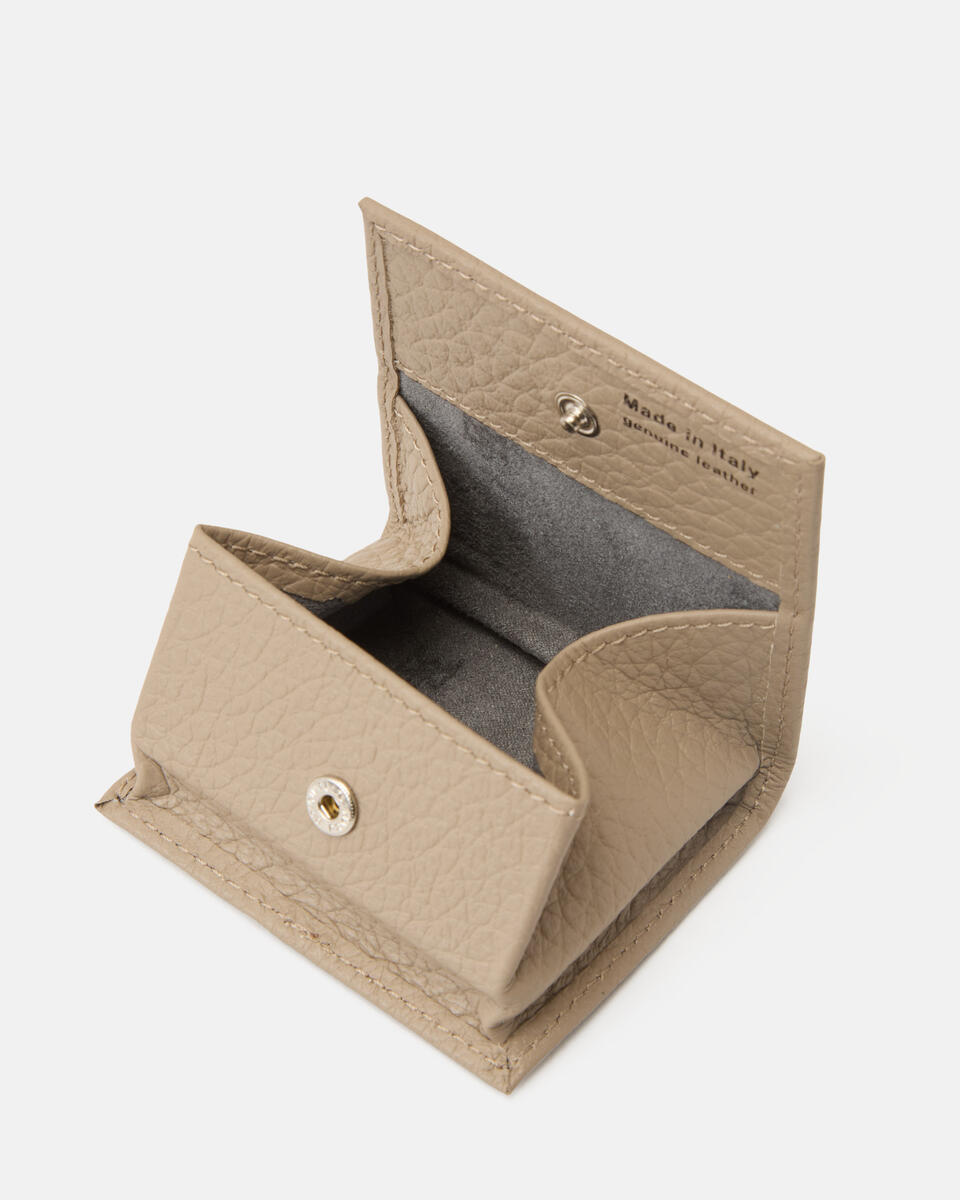 COIN PURSE Taupe  - Cuoieria Fiorentina