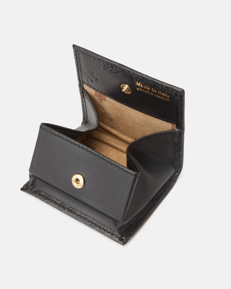 Coin purse Black  - Women's Wallets - Wallets - Cuoieria Fiorentina