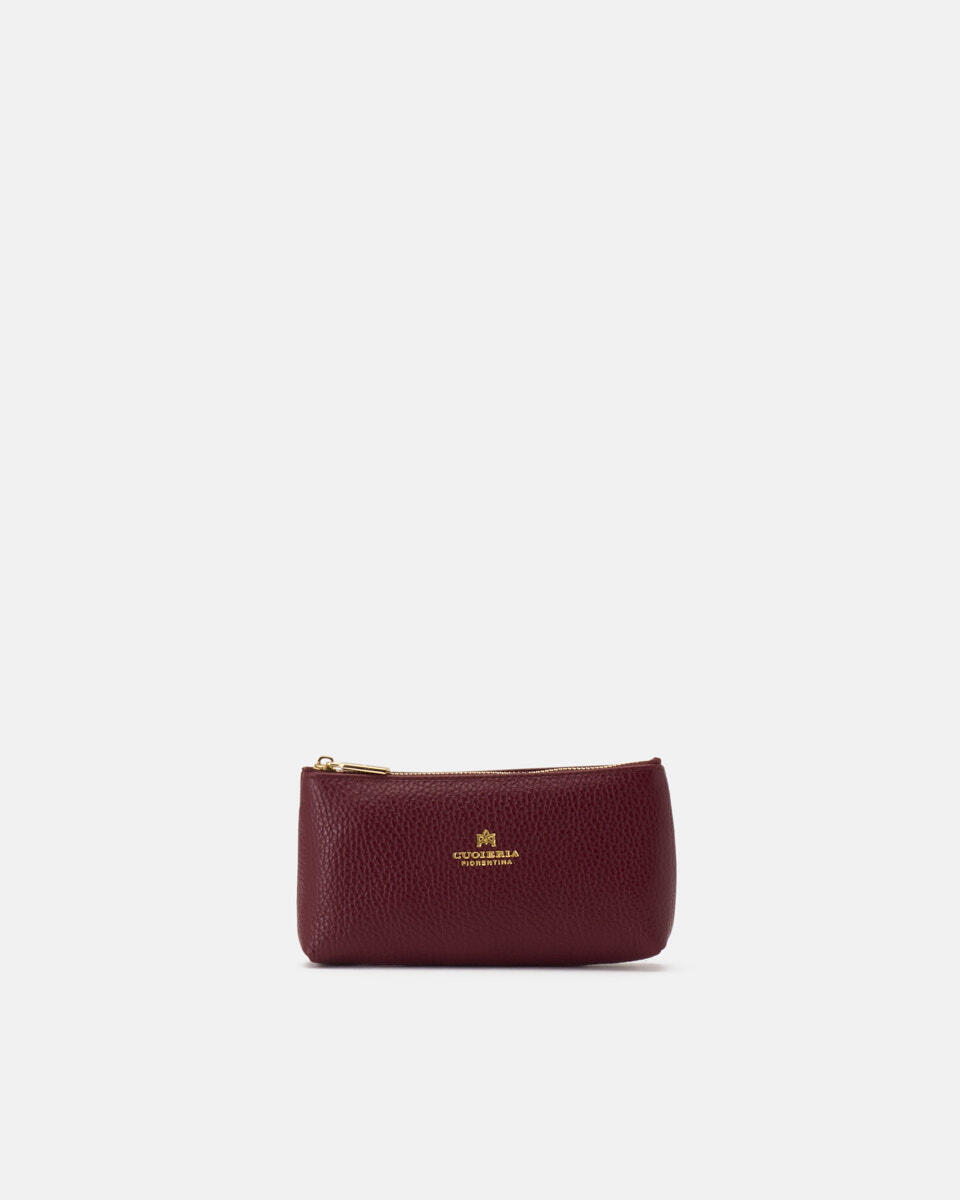 Key pouch Bordeaux  - Necessaire - Women's Accessories - Accessories - Cuoieria Fiorentina