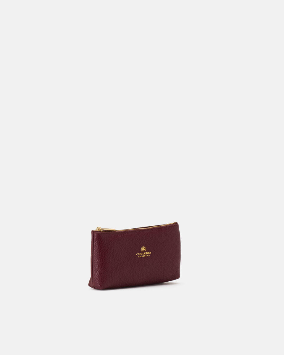 Key pouch Bordeaux  - Necessaire - Women's Accessories - Accessories - Cuoieria Fiorentina