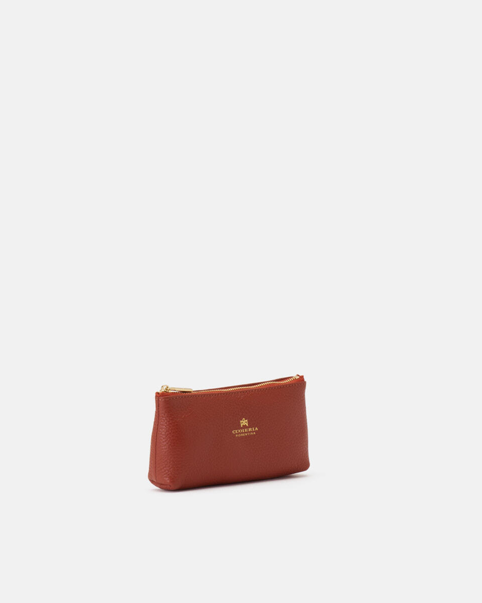 Key pouch Brick  - Necessaire - Women's Accessories - Accessories - Cuoieria Fiorentina