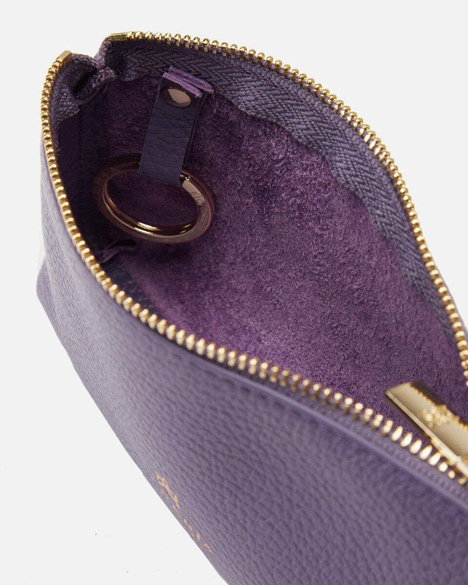 Bustina portamonete grande Velvet Mirto  - Portachiavi Donna - Accessori Donna - Accessori - Cuoieria Fiorentina