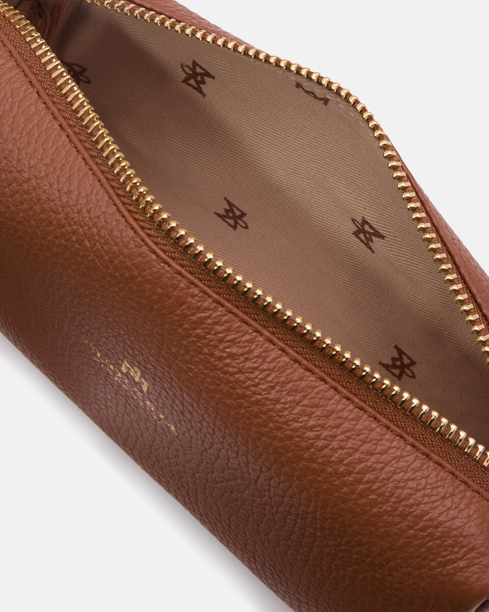 Make up case Caramel  - Necessaire - Women's Accessories - Accessories - Cuoieria Fiorentina