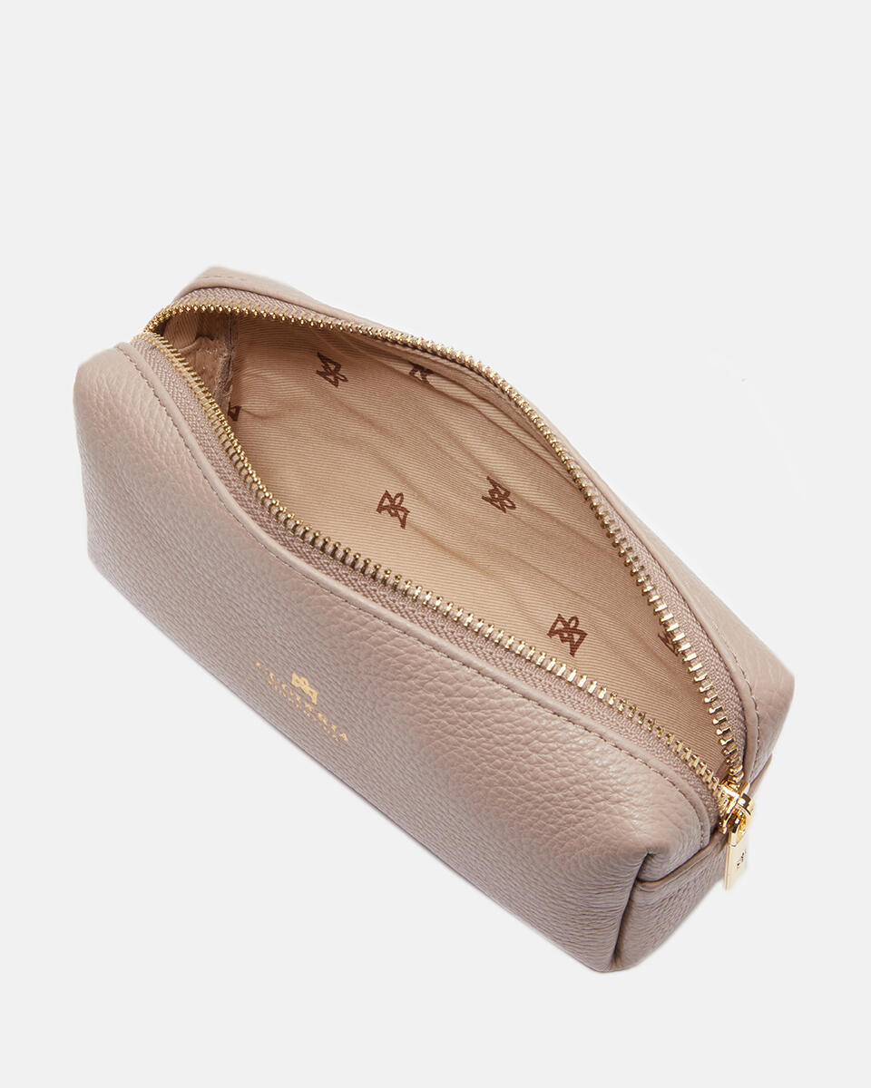 Make up case Taupe  - Necessaire - Women's Accessories - Accessories - Cuoieria Fiorentina