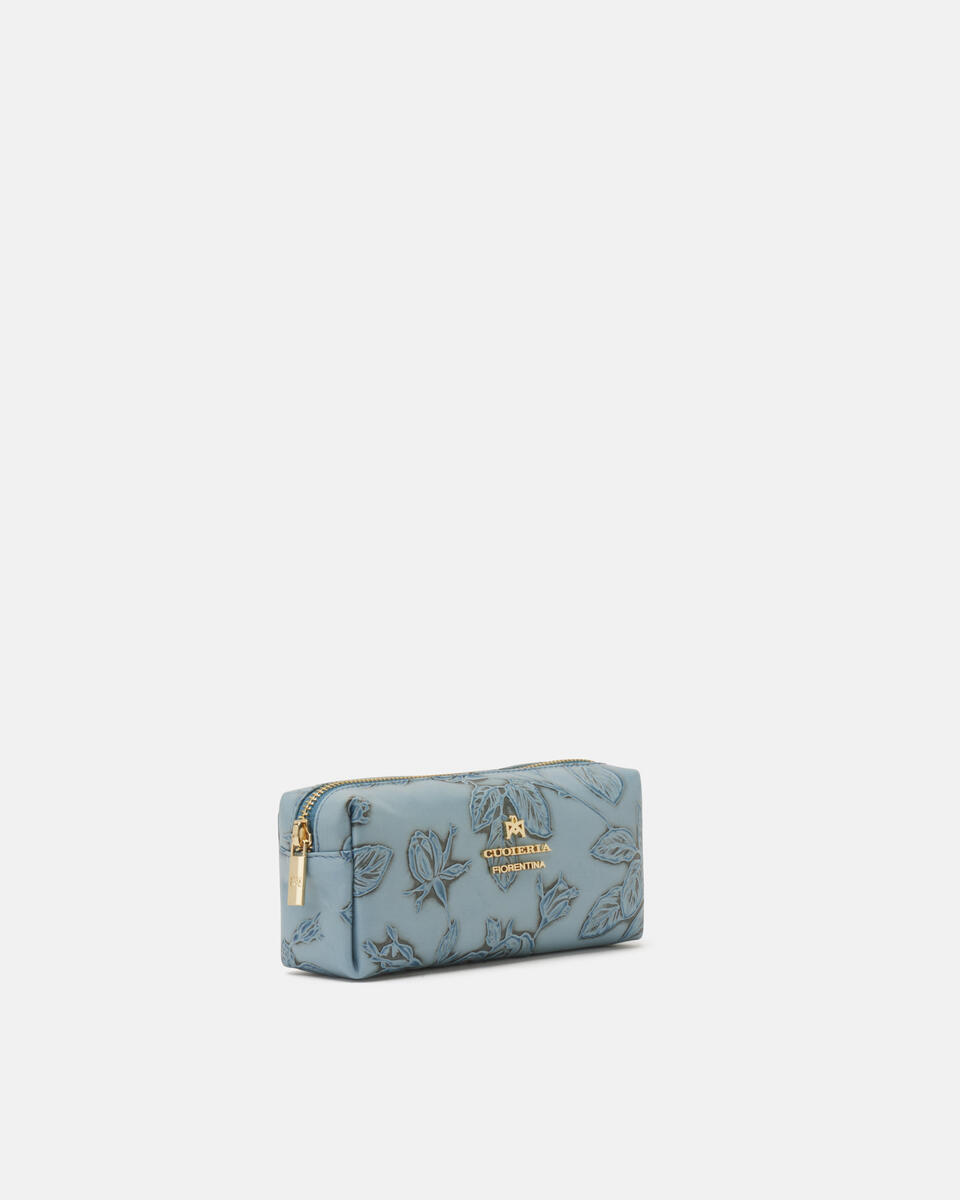 Make up case Light blue  - Necessaire - Women's Accessories - Accessories - Cuoieria Fiorentina